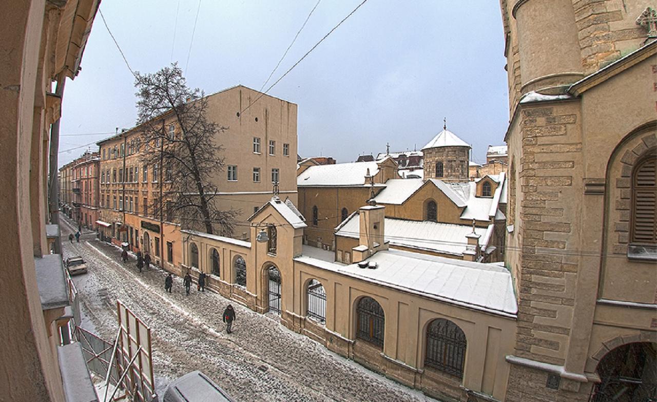 Квартира В Центрі По Вулиці Вірменська 12 Дві Спальні З Двуспальними Ліжками Є Інтернет Сама Площа Ринок Lviv Extérieur photo